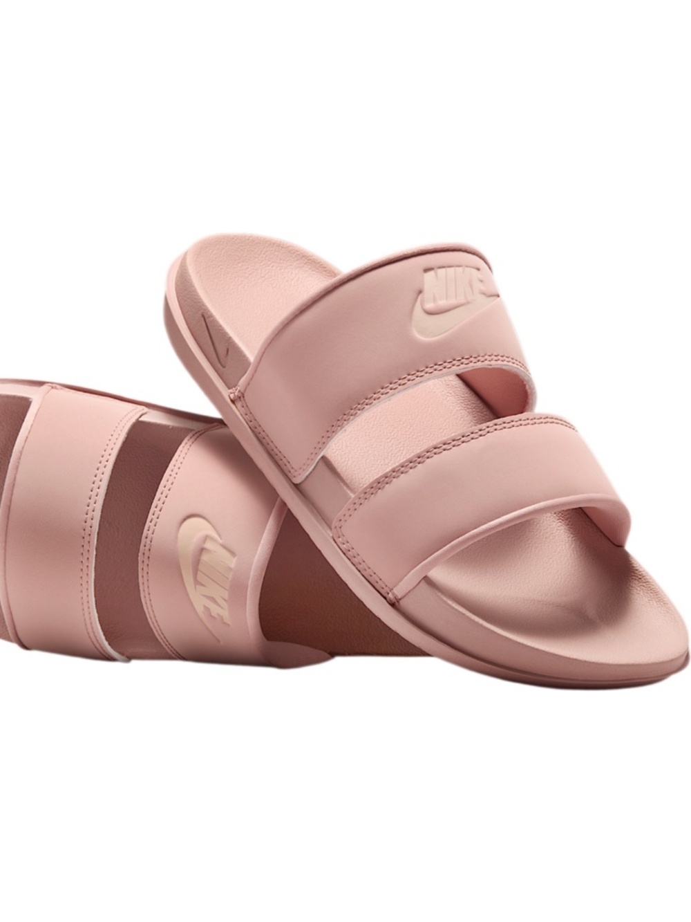 Nike Offcourt Duo Slip On Slides Sandals (Particle Pink/Beige) Wmns Size 8